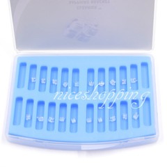 1 Kit Dental Monocrystalline Sapphire Ceramic Bracket Mini Roth.018 345-Hook