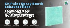 Paint Spray Booth Exhaust Filter 20″x20″x2″ 100/Case Bodyshop
