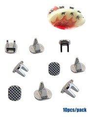 20 Packs Dental Ortho Bite Turbos Openner Tongue Tamers Monoblock Bondable Hinge