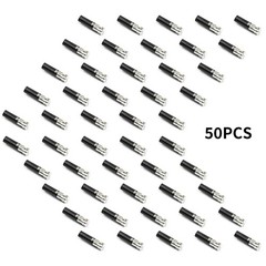 50PCS Plug-In Quick Wire Connector Kit 1-Pin Reusable Clamp Terminal Block US