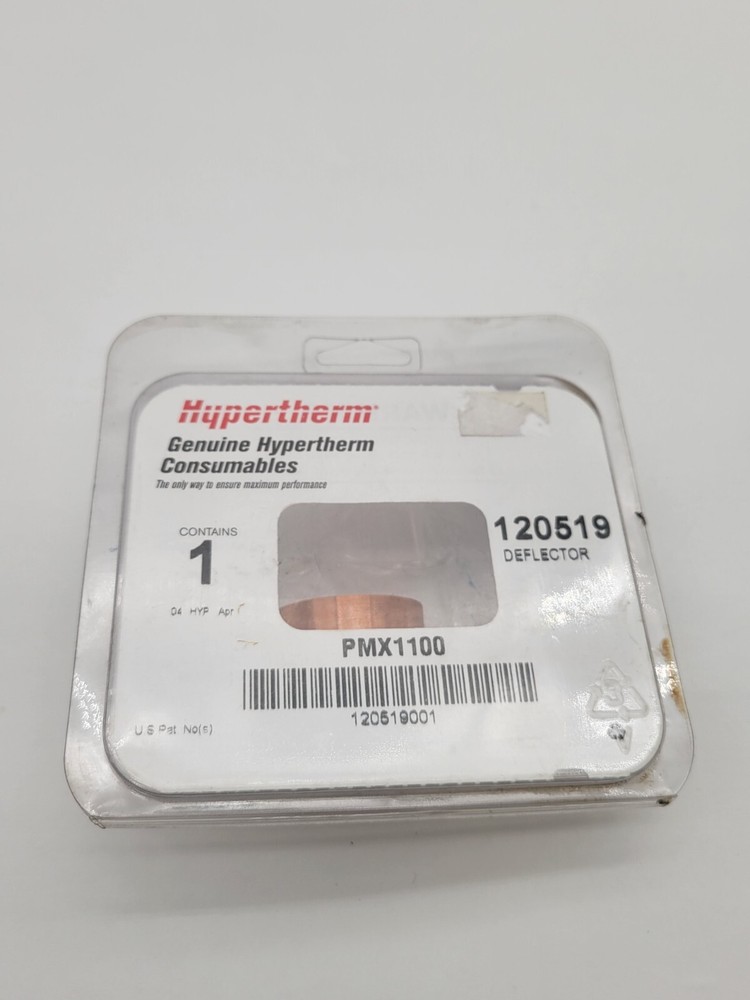 Hypertherm 120519 Shield Deflector 80A Extended for Powermax 1100 Plasma Cutter