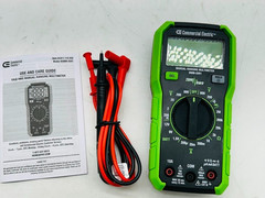 Commercial Electric 600-Volt True RMS Manual-Ranging Digital Multimeter
