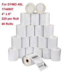 40 Rolls DYMO 4×6 Direct Thermal Shipping Labels – 220 per roll – 8800 labels