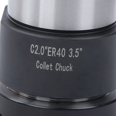 2″ Straight Shank Er40 Collet Chuck Tool Holder Quick Change 3.5inch