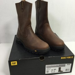 CAT Caterpillar P51034 Drawbar Pull-On Soft Toe Summer Brown Work Boots Shoes