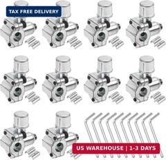 10pcs BPV-31 Piercing Valve & 10 Hex Key & 20 Adapter, Refrigerator Line Tap Val