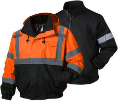 High Visibility Reflective Jackets for Men, Waterproof Safety Jacket for Men wit
