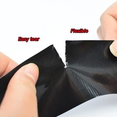 2 Pack Duct Tape Heavy Duty Waterproof Black Duct Tape, 40 Yards X 2 Inch Strong
