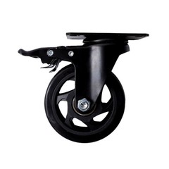 4Pcs 4″ Industrial Heavy Duty Casters 360 Degree Swivel Wheels with Brake