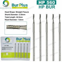 US WAVE Dental Surgical Burs Tungsten Carbide Bur Round HP 44.5mm For Slow Speed
