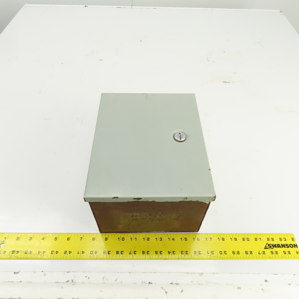 Hoffman A-10N86 10″ x 8″ x 6″ Steel Electrical Enclosure W/Backplate Type 1