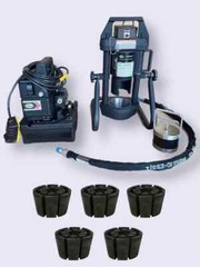GATES 4-20 HYDRAULIC HOSE CRIMPER ELEC. PUMP & 5 DIES Mobile Crimp