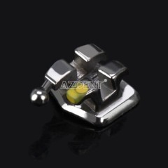 Dental Orthodontic Monoblock Metal Brackets Braces Mini Roth 022 3-4-5 Hook