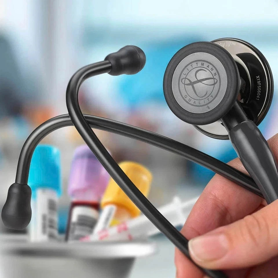 3M™ Littmann® Cardiology IV Stethoscope Black – Black Edition 27 inch, 6163