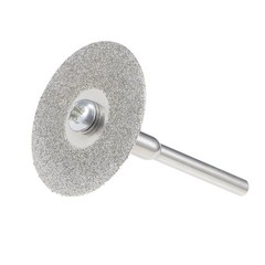 10pcs 25mm Diamond Cutting Wheels Cut Off Wheel with Mandrels for Rotary Tool