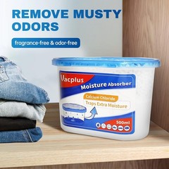 Fragrance-Free Moisture Absorbers – 6 Pack Leakproof Dehumidifier for Any Room