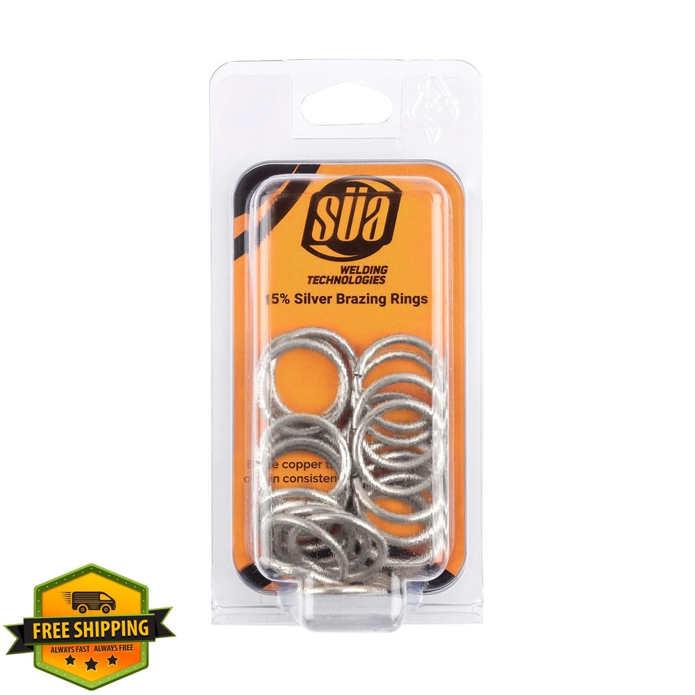 SÜA 5/8″ O.D. 15% Silver Solder 25pk