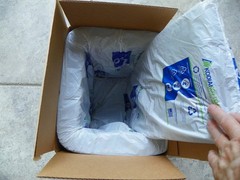 Recyclable Insulated Cooler with Shipping Box ext meas 11.25″L x 9″W x 11.25″H