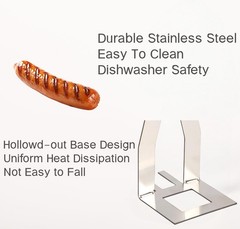 4PCS Funny Hot Dog Holder & Sausage Stand-Hot Dog Grill Holder Man-Standing Man