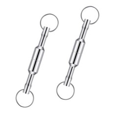 8X Magnet Keychain for Testing Gold Silver Brass Coins Jewelry Key Hanger Holder