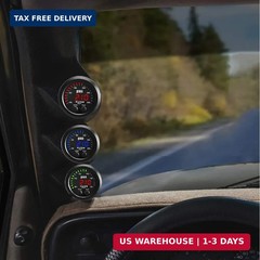 Universal 52mm Water Temperature Gauge with Alarm and 1/8 Npt Sensor Car Digi