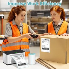 2 Rolls 4×6 Direct Thermal Printer Labels 500 Labels with Zebra, Rollo Label …