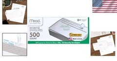 Reliable Self-Adhesive Security Envelopes 4-1/8″ x 9-1/2″ – 500 Count Value Pack