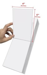 FanFold 4”x 6”Direct Thermal Shipping Labels , 500 Labels per Stack