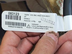 Miller ICE-55C Plasma Torch New – Used Fits Miller Spectrum 2050 192050 192047