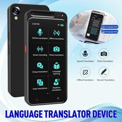 Z6 Language Translator Device, Two-Way offline Voice Interpreter