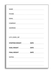 BookFactory Food Journal/Food Tracking Diary/Diet Journal – 120 3.5″ x 5.25″