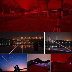 5mW Red Laser Pointer Adjustable Visible Beam Dot Light + 5 Caps