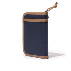 LOCHBY Pocket Journal Navy/Cream Notebook Cover | Water Resistant Waxed Canvas