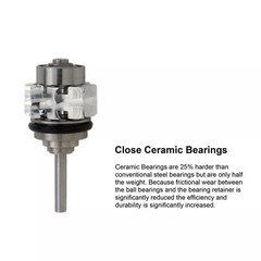 BEING Dental 45 Degree High Speed LED Surgical Handpiece 4 Hole Coupler For NSK