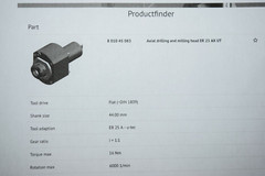 Heimatec 801045083 Axial Drilling Milling Head Live Tool Holder 55mm x 40mm
