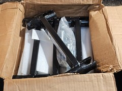 (QTY 4) Tyler Truss 14X10 Deg Horizontal Gate GT Fork Ended Black
