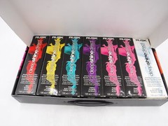 Rusk Deep Shine Direct Advanced Marine Therapy 7 Pc. Try Me Kit Pink red teal..