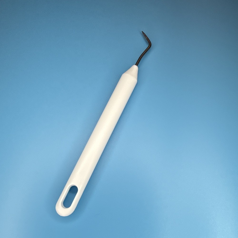 Metal Hook Pick Tool White handle for peel vinyl ..