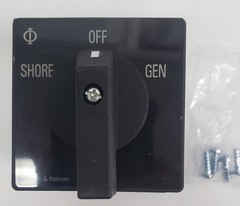 Blue Sea 9011 AC Rotary Switch 2 Positions + Off, 2-Pole 65A