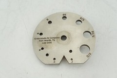 (1) Greenslade And Company Dimension-All 100 Degree Gage Gaging Plate Ships FREE