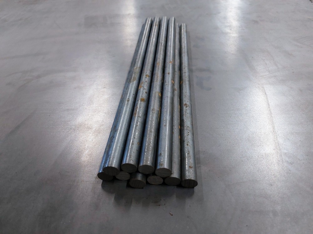1/2″ STEEL ROUND X 12″, HOT ROLLED, 10 PIECES