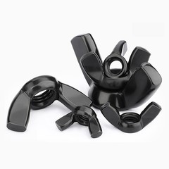 Black Wing Nut M3 M4 M5 M6 M8 M10 M12 M14 M16 304 Stainless Steel Butterfly Nut