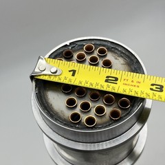 15.5″ Shell and Tube Heat Exchanger Stainless Steel 32 Copper Tube Liquid Cooler