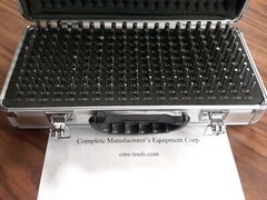 Pin Gage Set M1(-) 0.061-0.250″,190 pins,-0.0002″ minus in metal case-707A-MC