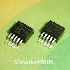 50 PCS LM2596S-5.0 TO-263 3A Low Component Count Step-Down Regulator Chip IC