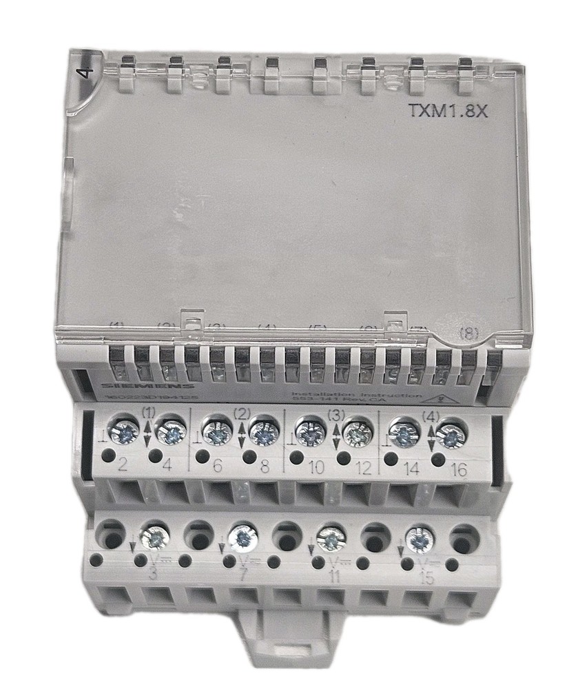 Siemens TXM1.8X Super Universal Module 8-Point Input Output Analog TX-I/O