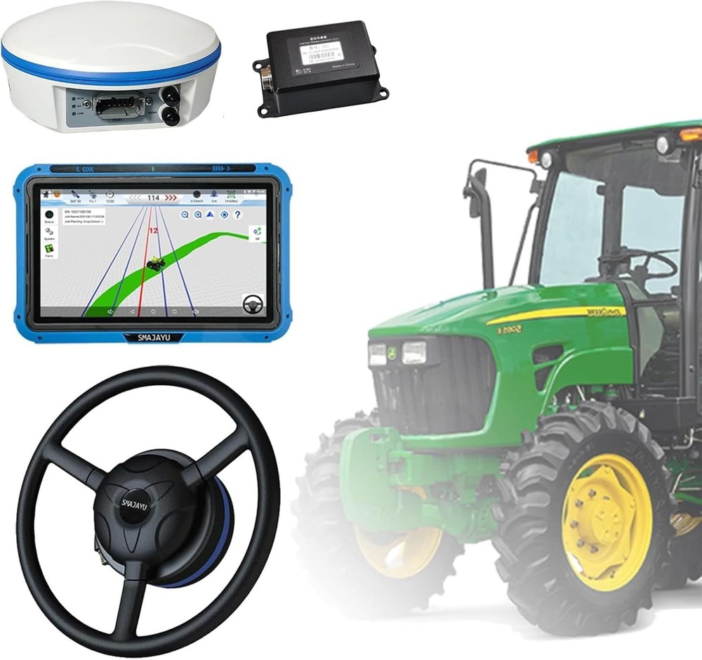 JY305 Tractor GNSS Autosteer System AB Line in Straight Curve A+ Pivot U-Turn