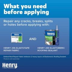Henry 288 Solar-Flex Tan Acrylic Elastomeric Reflective Roof Coating 4.75 Gal