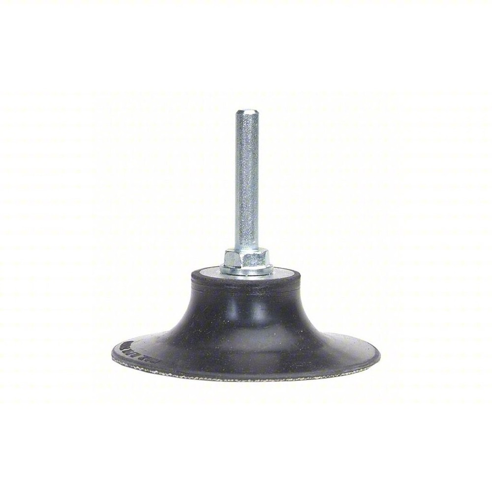 Norton 63642543210 Quick Change Disc Backup Pad 2” Diameter 1/4” Straight Shank