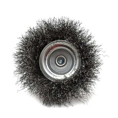 S1844 3-Inch Wire Cup Brush 1/4-Inch Shank – Fine Crimped Wire 4500 RPM